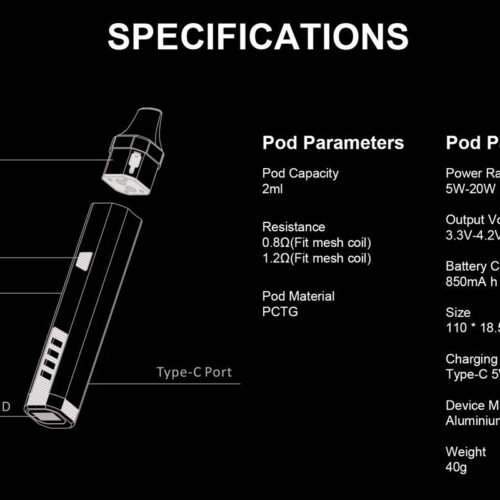 slyeek-3-fitpod-invc-hc-vape-25 原廠正品 Slyeek 3 Fitpod X 斯萊克 3 雷標版 🔥新色上架 土豪金 碳纖維